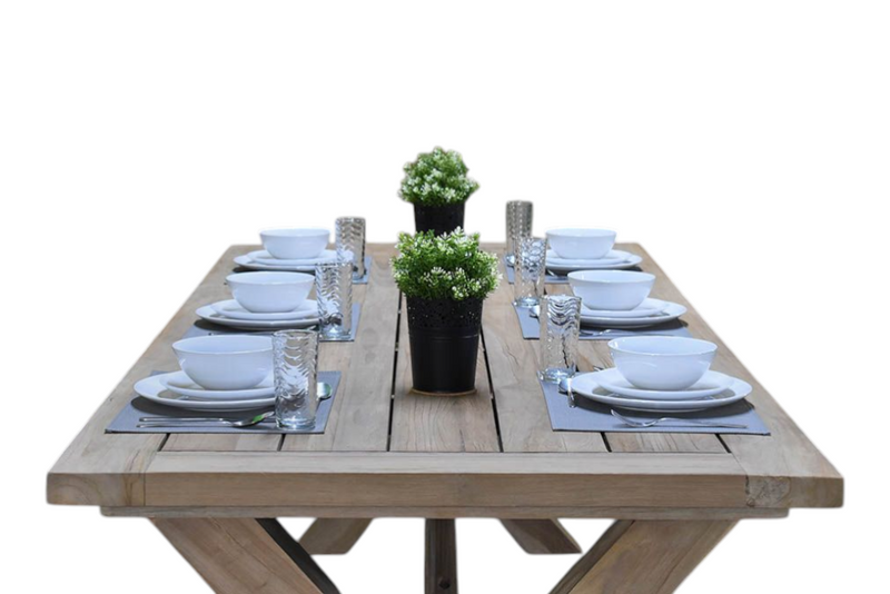 Norwich Rechthoekige Teak Tuintafel 300 cm