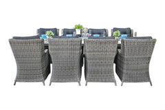 Norwich-Delano Tuinset 8 Personen - Acacia / Kobo Grey