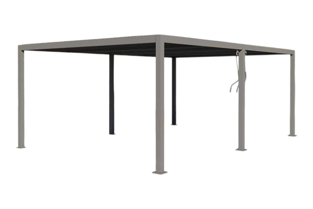 Viole Overkapping  400 x 600 cm - Dark Grey