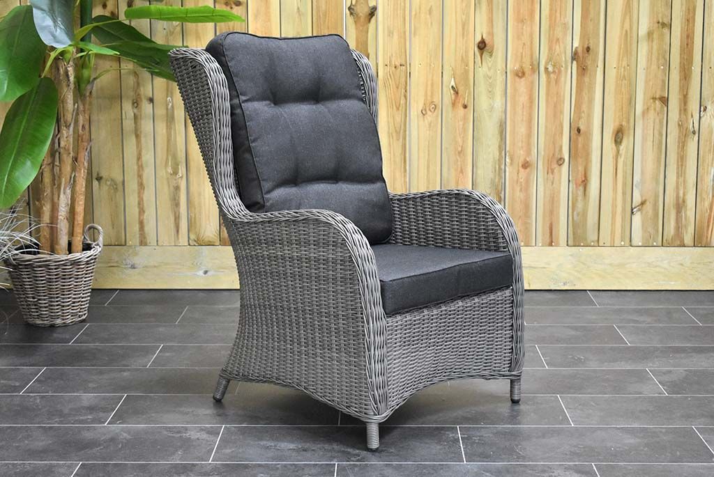 Phoenix Loungestoel - Natural Grey