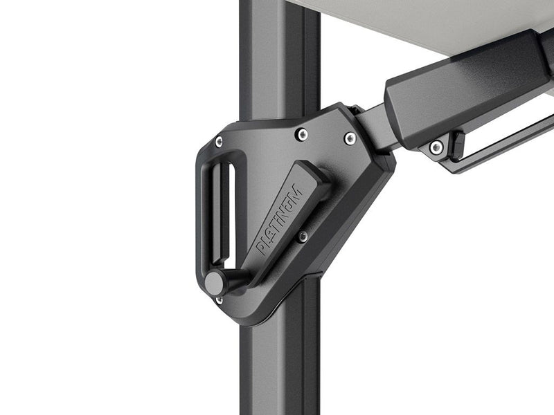 Platinum Challenger T2 Zweefparasol 3,5 x 2,6 m  3,5 x 2,6 m - Taupe