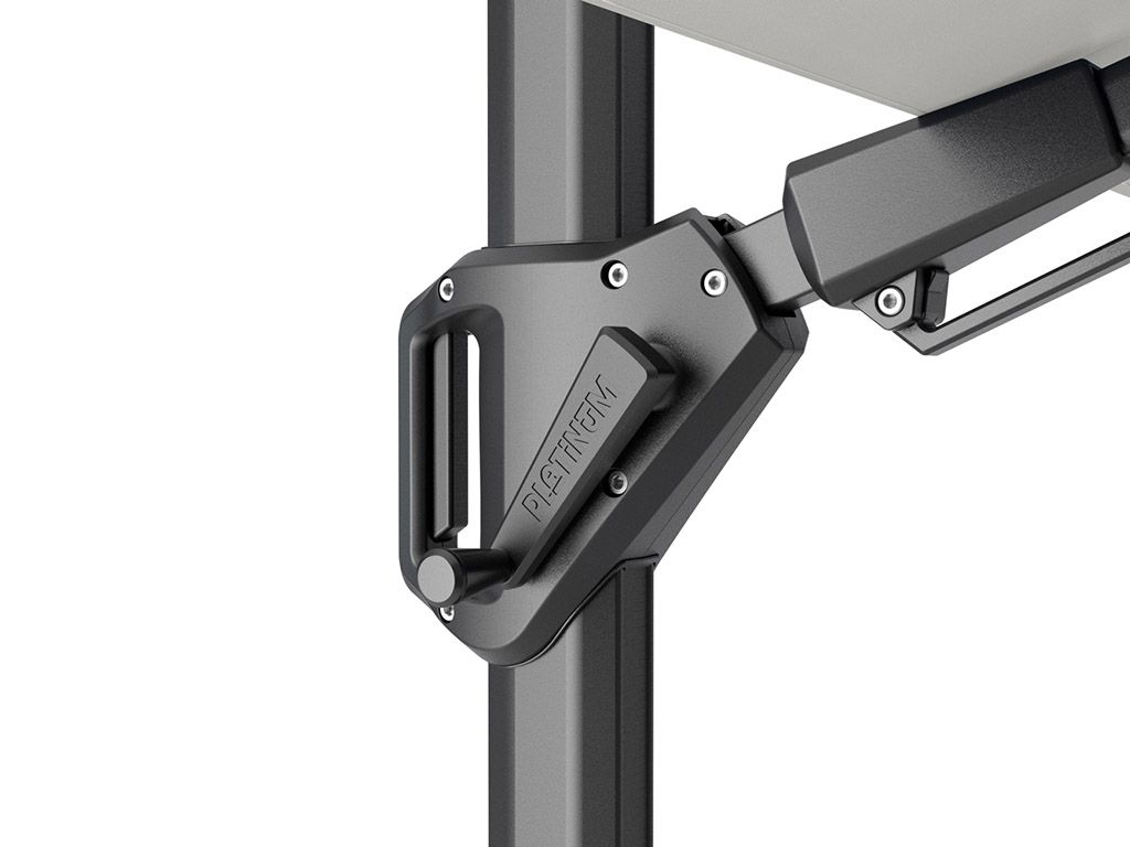 Platinum  Challenger T2 Zweefparasol 3 x 3 m  3 x 3 m - Antraciet