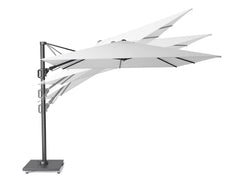Platinum Challenger T2 Zweefparasol 3,5 x 2,6 m  3,5 x 2,6 m - Antraciet