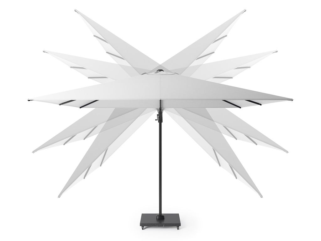 Platinum Challenger T2 Zweefparasol 3,5 x 2,6 m  3,5 x 2,6 m - Antraciet