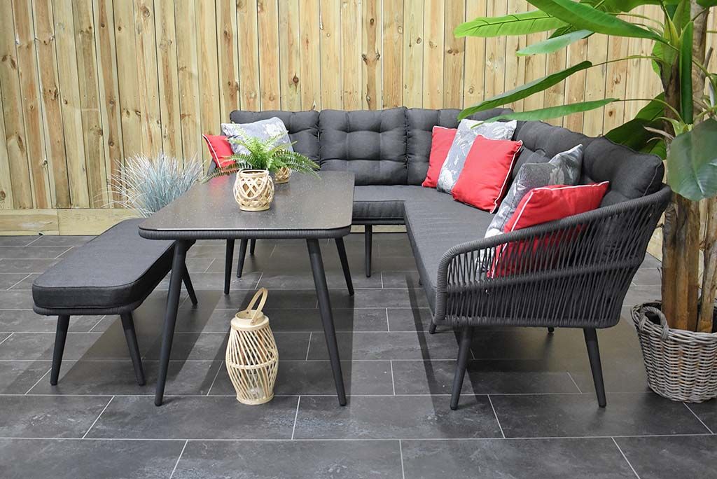 Positano Dining Loungeset - Anthracite