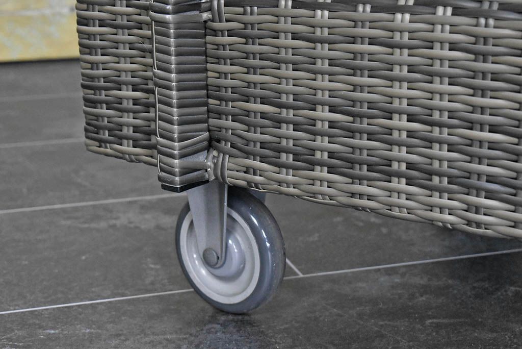 Rhodos ligbed Kobo Grey - verstelbare rugleuning - Outnest