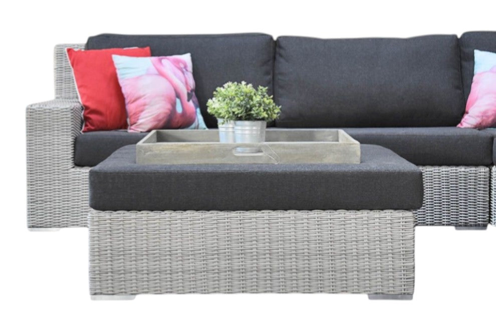 Riga Hoek Loungeset - Light Kobo Grey