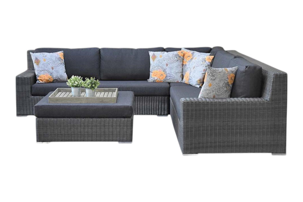 Riga Hoek Loungeset - Rock Grey