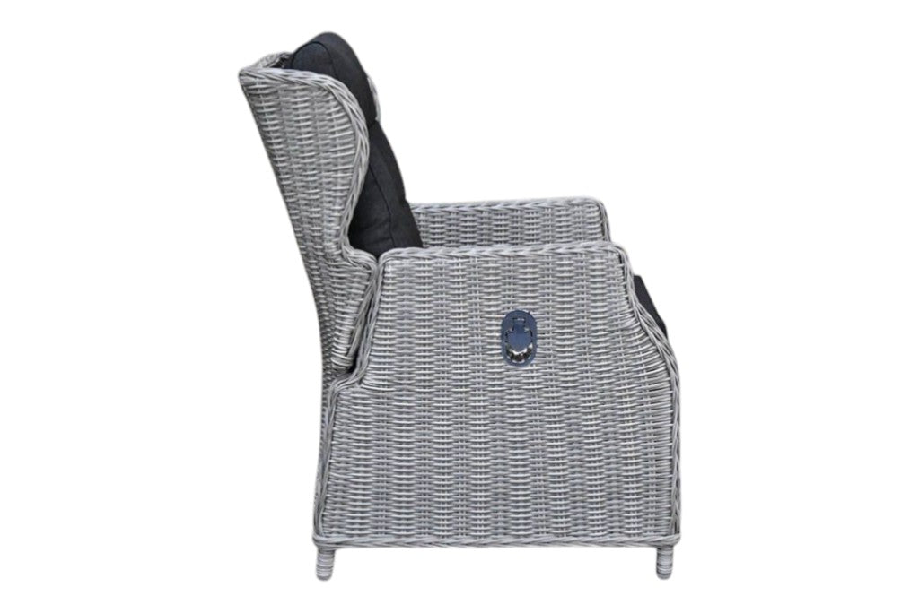 Rio tuinset 4 personen Barcelona Light Kobo Grey sfeerbeeld in tuin