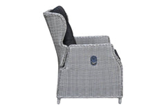 Rio tuinset 4 personen Barcelona Light Kobo Grey sfeerbeeld in tuin