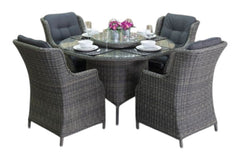 Rio-Darwin Tuinset 4 Personen - Kobo Grey