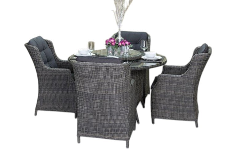 Rio-Darwin Tuinset 4 Personen - Kobo Grey