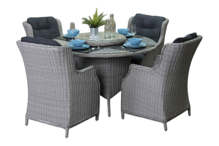 Rio tuinset 4 personen Darwin Light Kobo Grey tafel detail