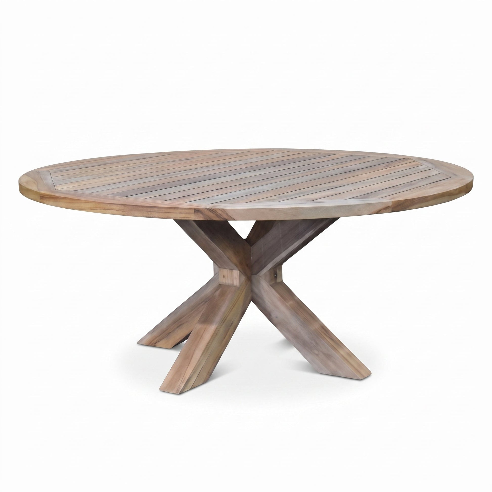 Surakarta Ronde Tuintafel 180 cm in een sfeervolle tuin - Outnest tuinmeubelen