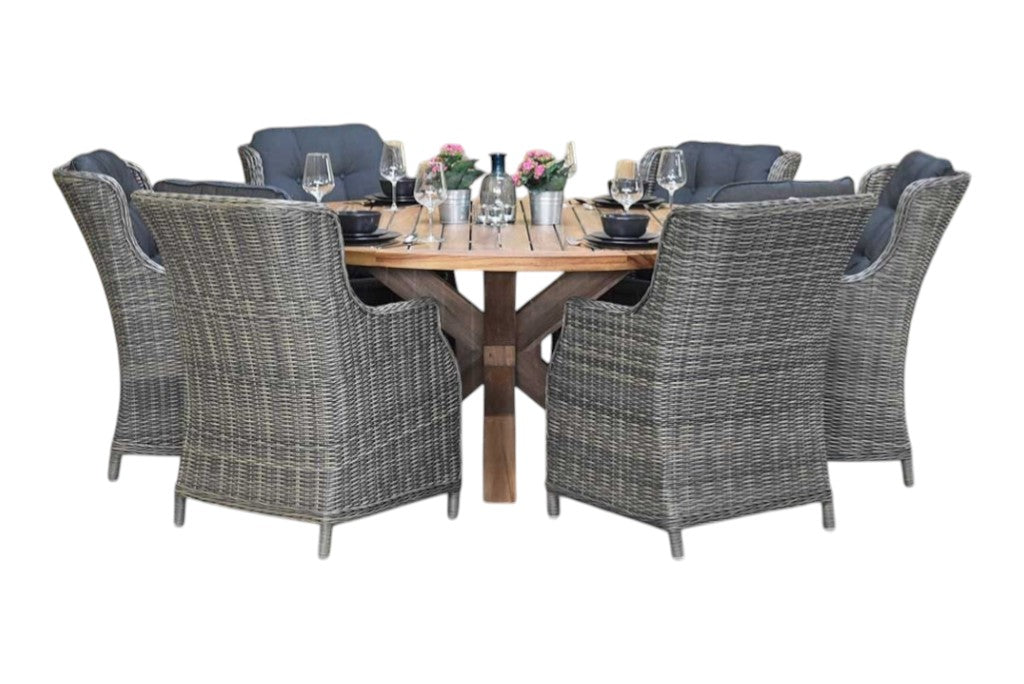 Surakarta-Darwin Tuinset 6 Personen - Kobo Grey