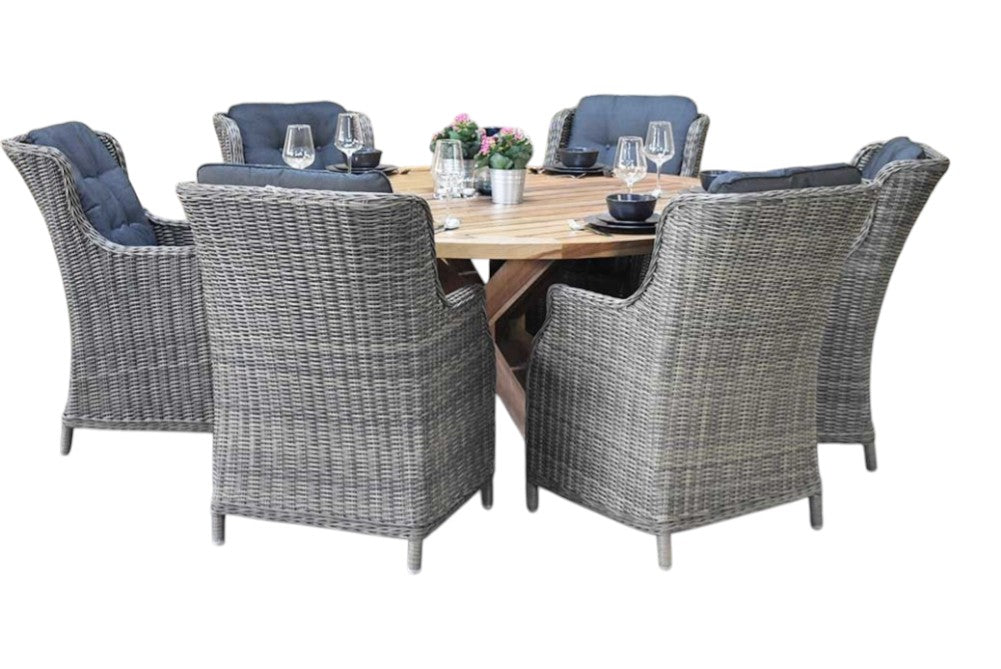 Surakarta-Darwin Tuinset 6 Personen - Kobo Grey