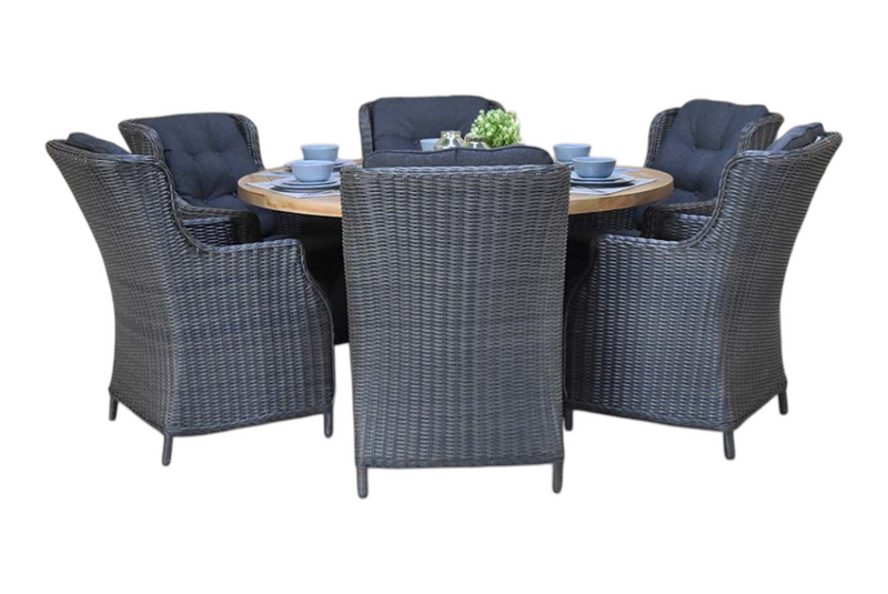 Surakarta-Darwin Tuinset 6 Personen - Rock Grey
