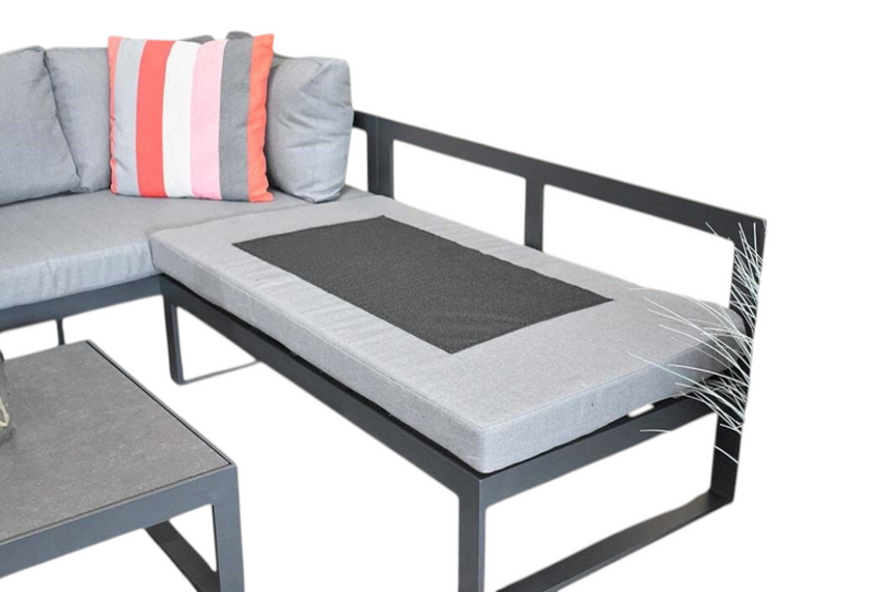 Tivoli Hoek Loungeset - Dark Grey