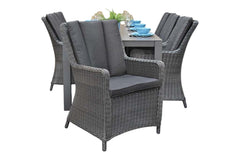 Avalon dining tuinstoel Rock Grey wicker