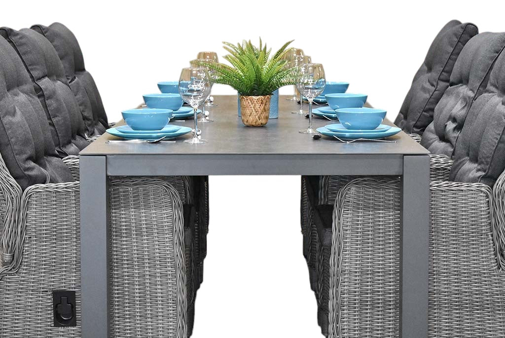 Veneto tafel 220 keramisch blad detail