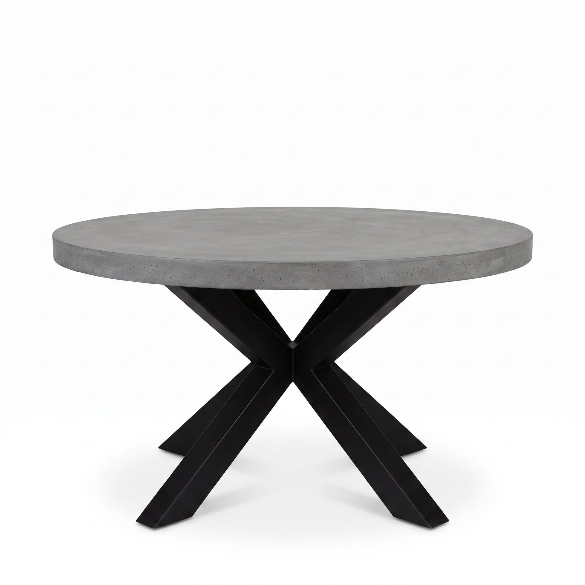 Voula Ronde Tuintafel 130 cm in een sfeervolle tuin - Outnest tuinmeubelen