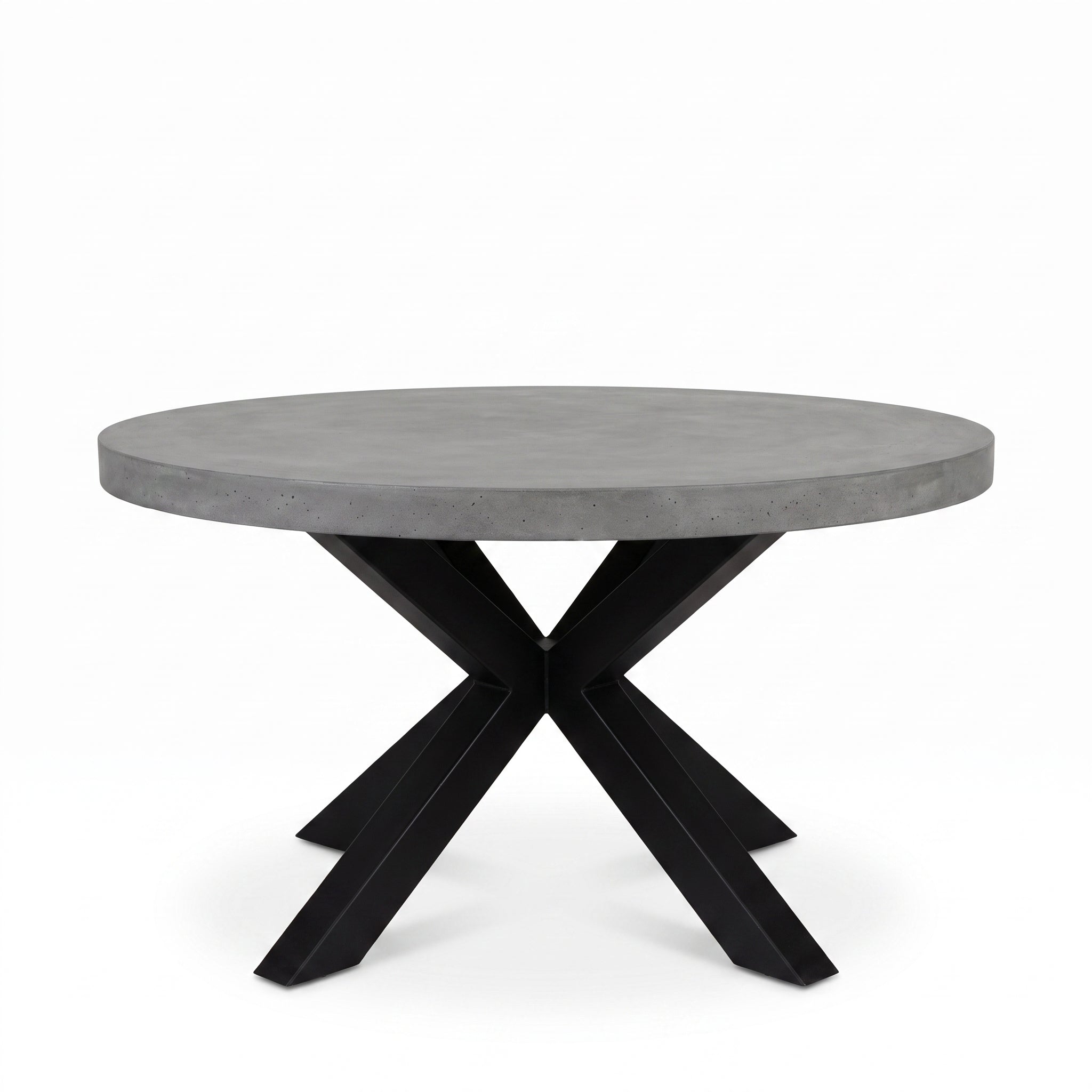 Voula Ronde Tuintafel 130 cm in een sfeervolle tuin - Outnest tuinmeubelen
