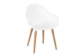 Annestad Kunststof Dining Tuinstoel White SHOWROOMMODEL