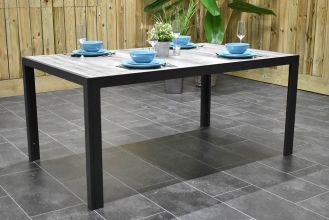 Tuintafel Bergamo 165 Keramisch Blad Dark Grey