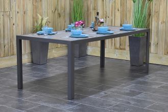 Tuintafel Bergamo 215 Keramisch Blad Dark Grey