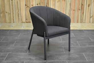Biscayne Dining Tuinstoel Quick Dry Foam Anthracite