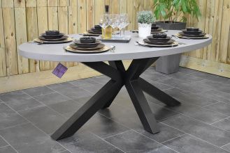 Tuintafel Ovaal Bixley 240 Polystone