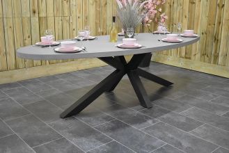 Tuintafel Ovaal Bixley 280 Polystone