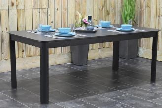 Bolero Uitschuifbare Aluminium Tafel 200 / 300 Dark Grey