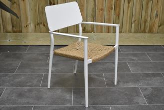 Chester Dining Tuinstoel White LENTE AANBIEDING