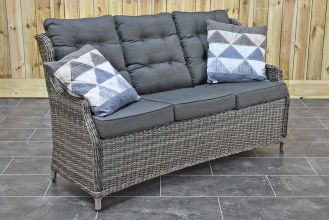 3-Zits Tuinbank Darwin Kobo Grey