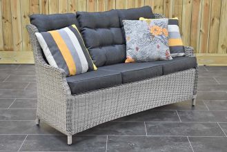 3-Zits Tuinbank Darwin Light Kobo Grey