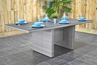 Menorca Tafel 225 Spraystone Light Kobo Grey SHOWROOMMODEL