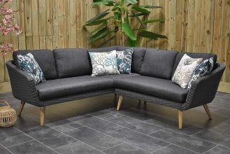 Milano Loungeset Hoekbank Zonder Tafel Anthracite