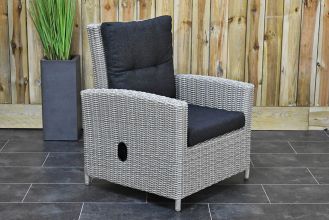 Lounge Tuinstoel Verstelbaar New York Light Kobo Grey