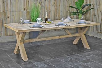 Tuintafel Norwich 250 Vintage Light Teak Look