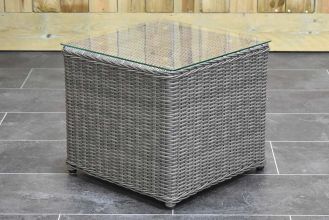 Phoenix Tafeltje 50 x 50 cm Vierkant Natural Grey