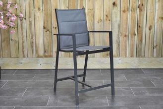 Saint Louis Aluminium Bar Tuinstoel Dark Grey