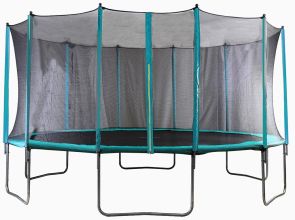 Trampoline 488 cm Blauw met Veiligheidsnet