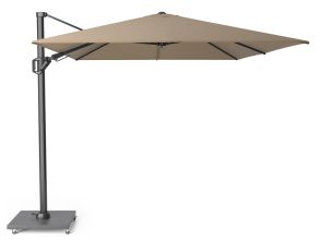 Platinum Challenger T2 3,5 x 2,6 m Zweefparasol Taupe Incl. Granietenvoet en Beschermhoes