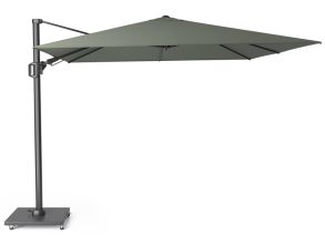 Platinum Challenger T2 3 x 3 m Zweefparasol Olive Green Incl. Granietenvoet en Beschermhoes