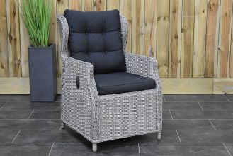 Barcelona Verstelbare Dining Stoel Light Kobo Grey