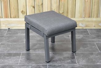 Birmingham Aluminium Hocker Dark Grey