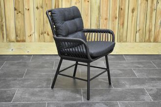 Carlton Dining Tuinstoel Charcoal