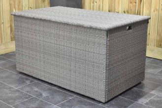 Kussenbox 160 x 92 x 86 cm 970 Liter Natural Grey