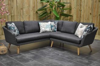 Milano Loungeset Hoekbank Zonder Tafel Anthracite